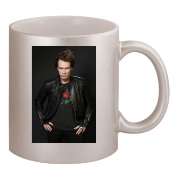 Jim Carrey 11oz Metallic Silver Mug