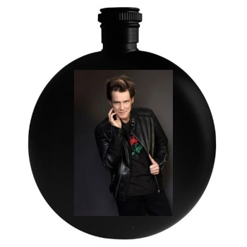 Jim Carrey Round Flask