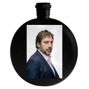 Javier Bardem Round Flask