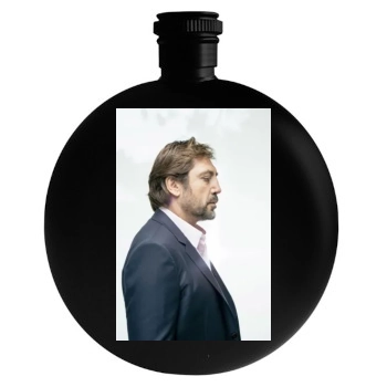 Javier Bardem Round Flask