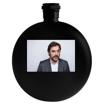 Javier Bardem Round Flask