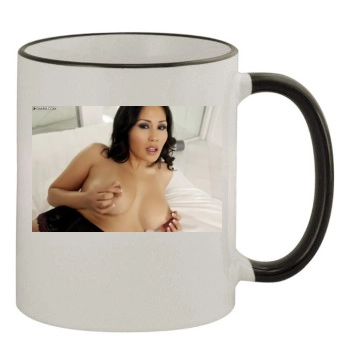 Jessica Bangkok 11oz Colored Rim & Handle Mug