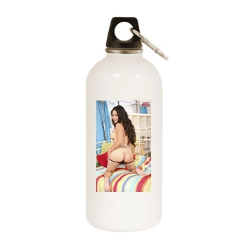 Jessica Bangkok White Water Bottle With Carabiner