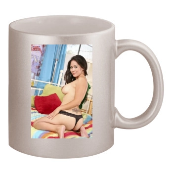 Jessica Bangkok 11oz Metallic Silver Mug