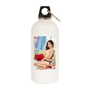 Jessica Bangkok White Water Bottle With Carabiner