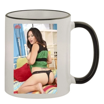 Jessica Bangkok 11oz Colored Rim & Handle Mug