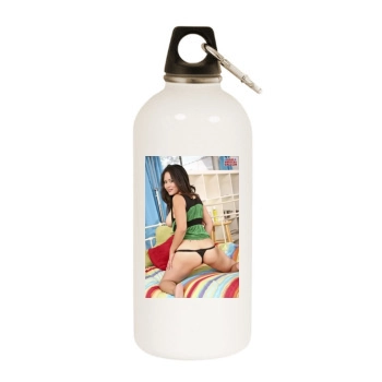 Jessica Bangkok White Water Bottle With Carabiner