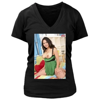 Jessica Bangkok Women's Deep V-Neck TShirt