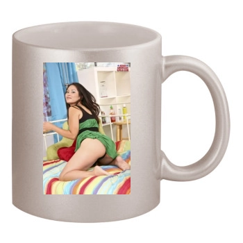 Jessica Bangkok 11oz Metallic Silver Mug