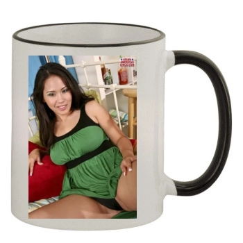 Jessica Bangkok 11oz Colored Rim & Handle Mug