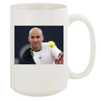 Andre Agassi 15oz White Mug