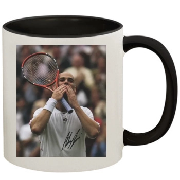 Andre Agassi 11oz Colored Inner & Handle Mug