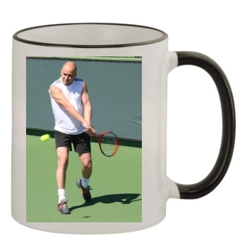 Andre Agassi 11oz Colored Rim & Handle Mug