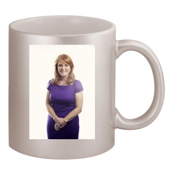 Sarah Ferguson 11oz Metallic Silver Mug