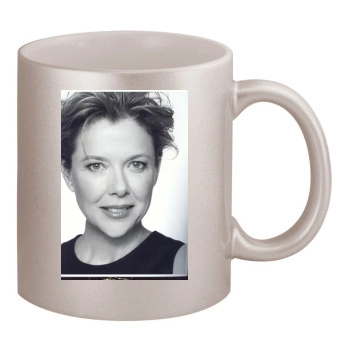 Annette Bening 11oz Metallic Silver Mug