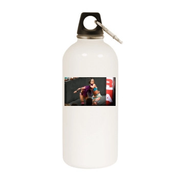 Bayley White Water Bottle With Carabiner