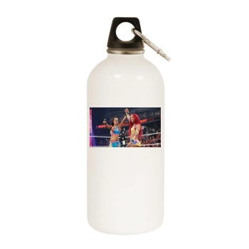 Bayley White Water Bottle With Carabiner