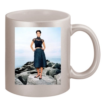 Christy Turlington 11oz Metallic Silver Mug