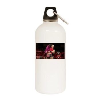 Bayley White Water Bottle With Carabiner