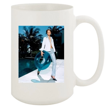 Christy Turlington 15oz White Mug