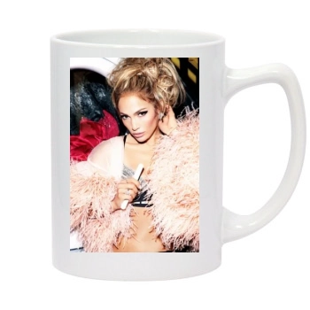 Jennifer Lopez 14oz White Statesman Mug