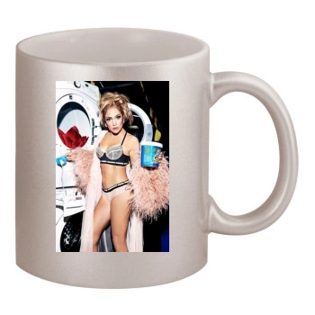 Jennifer Lopez 11oz Metallic Silver Mug