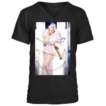 Jennifer Lopez Men's V-Neck T-Shirt