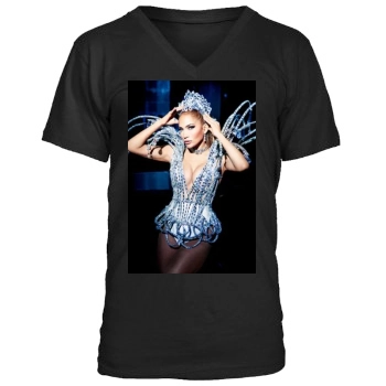 Jennifer Lopez Men's V-Neck T-Shirt