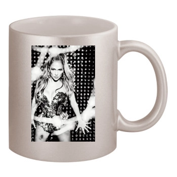 Jennifer Lopez 11oz Metallic Silver Mug