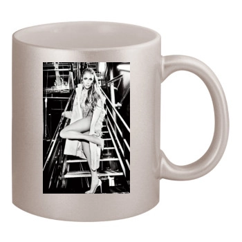 Jennifer Lopez 11oz Metallic Silver Mug