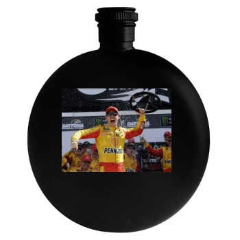 Joey Logano Round Flask