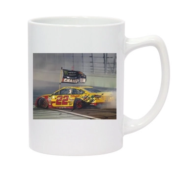 Joey Logano 14oz White Statesman Mug