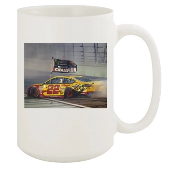 Joey Logano 15oz White Mug