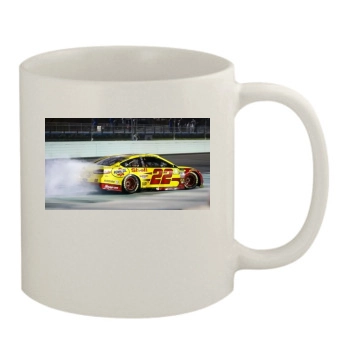 Joey Logano 11oz White Mug