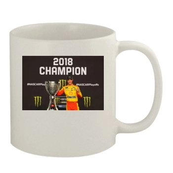 Joey Logano 11oz White Mug