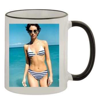 Christy Turlington 11oz Colored Rim & Handle Mug