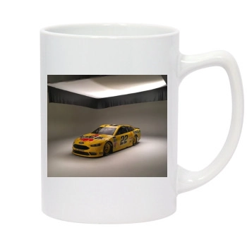 Joey Logano 14oz White Statesman Mug