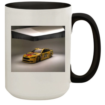 Joey Logano 15oz Colored Inner & Handle Mug