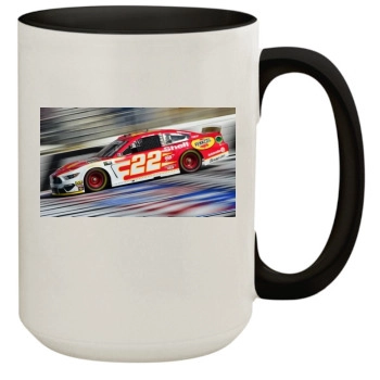 Joey Logano 15oz Colored Inner & Handle Mug