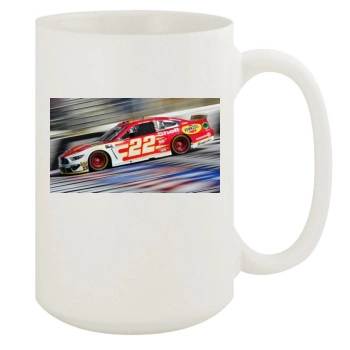 Joey Logano 15oz White Mug