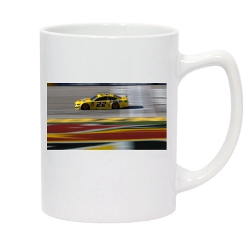 Joey Logano 14oz White Statesman Mug