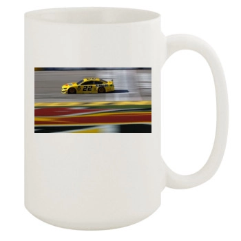 Joey Logano 15oz White Mug