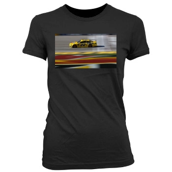 Joey Logano Women's Junior Cut Crewneck T-Shirt