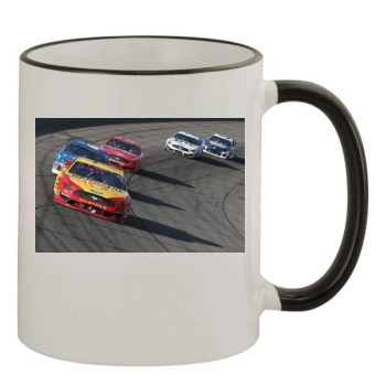 Joey Logano 11oz Colored Rim & Handle Mug