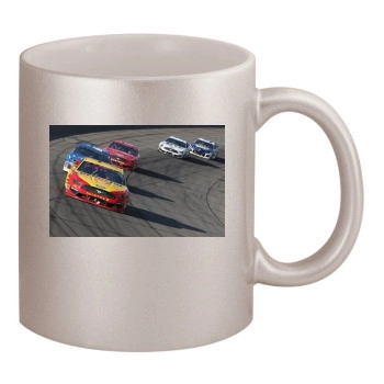 Joey Logano 11oz Metallic Silver Mug