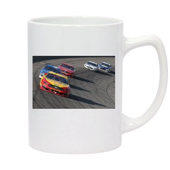 Joey Logano 14oz White Statesman Mug