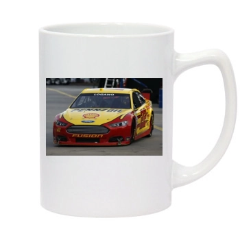 Joey Logano 14oz White Statesman Mug