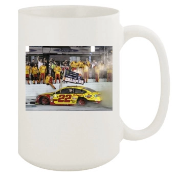 Joey Logano 15oz White Mug