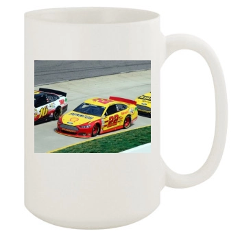 Joey Logano 15oz White Mug