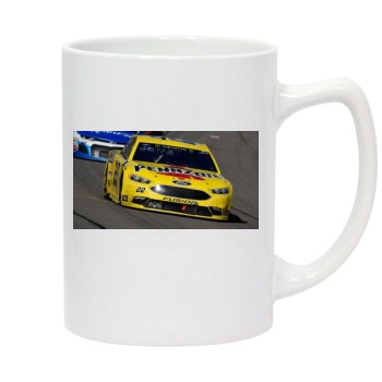 Joey Logano 14oz White Statesman Mug